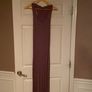 Racerback long tank dress size M